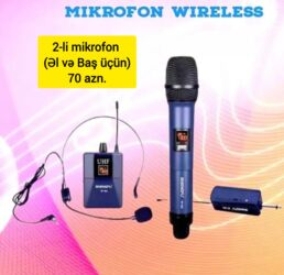 Mikrofonlar: Yeni Simsiz (Bluetooth) Mikrofon Ünvandan götürmə — 14
