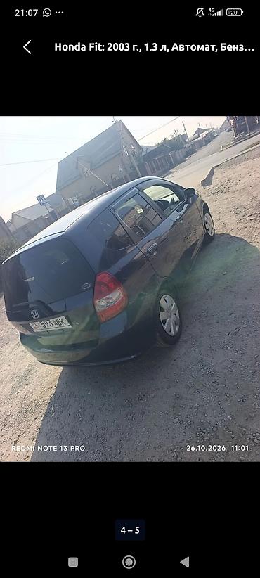 двигатели фит: Honda Fit: 2003 г., 1.3 л, Автомат, Бензин, Хэтчбэк — 1