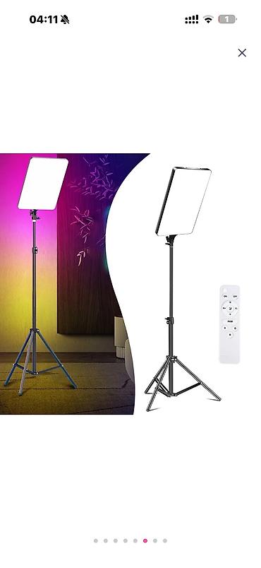 Фото и видеокамеры: PM-60 RGB LED işıqlandırıcı foto çəkiliş zamanı keyfiyyətli və parlaq — 7