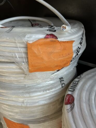 купить медную проволоку для обмотки: ПВС кабели, 2,5 мм, Многожильные, Өзөктөрдүн саны: 3