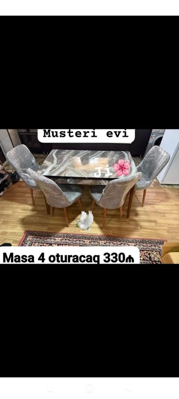 продам стол и стулья: Masa desti yeni