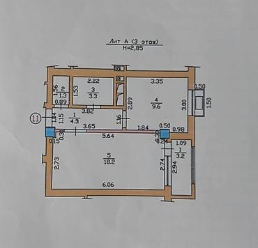 1 ком кв мкр тунгуч: 1 комната, 40 м², Тунгуч мкр Элитка, 3 этаж, Дизайнерский ремонт — 9