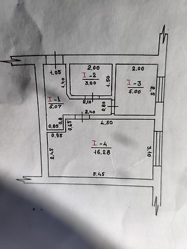 продаю дом ак ордо 1: 1 комната, 30 м², 104 серия, 1 этаж, Евроремонт — 2