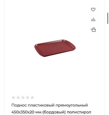 поднос для еды: Подносы для кафе и дома Варианты: - Круглый прорезиненный поднос — 6