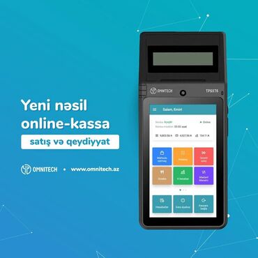 onlayn satis: 2 ci əl Omnitech kassa aparatlarının satışı