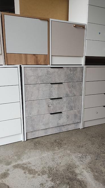 Комоды для одежды: Комод для одежды, Новый, С зеркалом, ЛДСП, цвет - Белый, Серебристый, Синий, Бесплатная доставка — 11