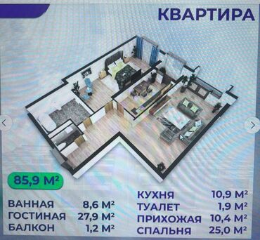 Продажа квартир: ПРОДАЕТСЯ 2х ком.квартира в ПСО Дом "бизнес класса"