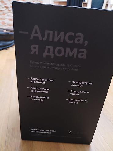 dinamikler: Ağıllı kalonka – Yandex “Stansiya Maks” (Alice səs köməkçisi ilə) - — 2