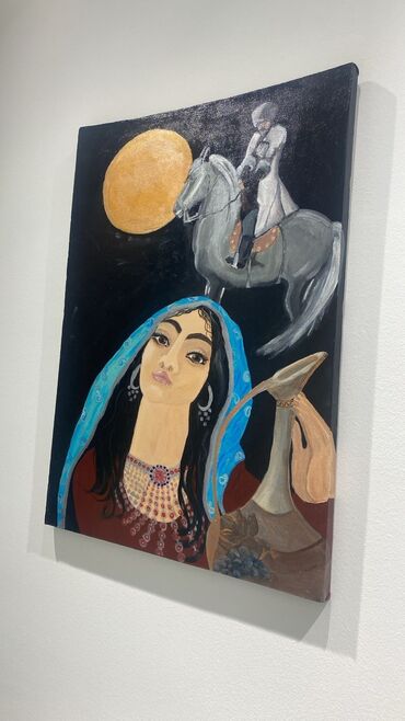 Çəngəllər: Картина 50*70 акрил.холст. самовывоз из Баладжары около Шафа Очагы