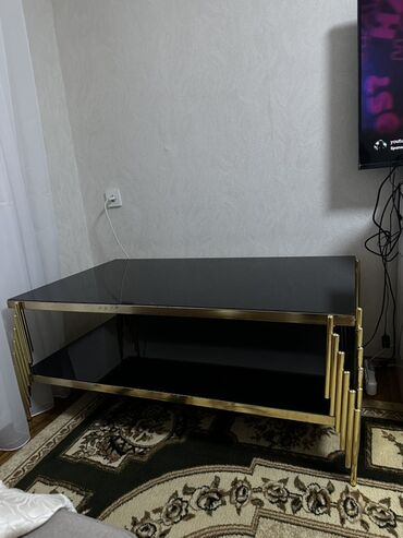 купить круглый стеклянный стол: Düz masa, Açılmayan, Təkərsiz, Şüşə