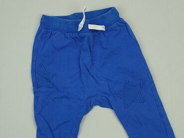 niebieska koszula dla chłopca: Sweatpants, So cute, 6-9 months, condition - Good