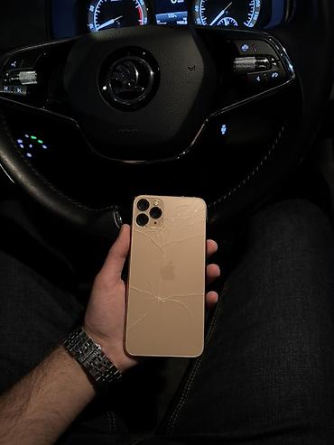 iphone 11 pro silver: IPhone 11 Pro Max, 256 GB, Qızılı, Simsiz şarj, Face ID — 2