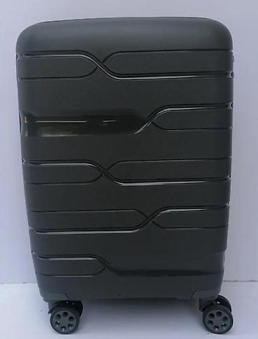 Putni koferi i torbe: Tvrdi kofer na točkićima – siva boja - Materijal: čvrsta ABS/plastika — 5