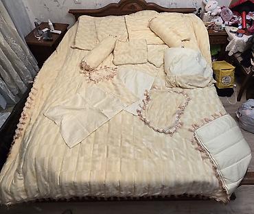 pastel desti: Yataq otağı üçün 12 hissəli dəst - Rəng: krem/şampan - Üslub — 1