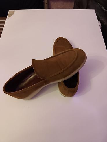 ayaqqabı 38: Kişi mokasinləri - Rəng: tünd qəhvəyi (brown) - Model: bağsız — 5