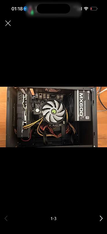 lenovo lp3 pro: Oyun kompüteri və aksesuar dəsti - Korpus: Şüşə yan paneli olan qara — 3