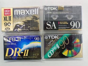 Динамики и музыкальные центры: Продам аудиокассеты Tipe II TDK Maxelll Fuji, запечатки Maxell
