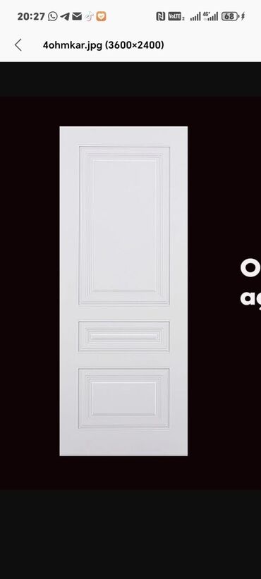 Otaq qapıları: Yataq otağı üçün Yeni Otaq qapısı 90x205 sm Naliçnik ilə, Ödənişli quraşdırma, Pulsuz çatdırılma -da lalafo.az — 9 Otaq qapıları: Yataq otağı üçün Yeni Otaq qapısı 90x205 sm Naliçnik ilə, Ödənişli quraşdırma, Pulsuz çatdırılma — 9