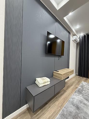 Посуточная аренда квартир: 1 комната, Душевая кабина, Постельное белье, Кондиционер — 15