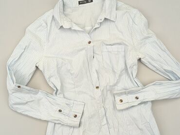 białe bluzki z bufiastymi rękawami: Shirt, SinSay, XS (EU 34), condition - Good