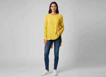 dzianinowa bluzki z długim rękawem: H&M, Bluzka damska, rozmiar L