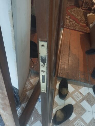 Otaq qapıları: Taxta qapı və qutu-komplekt размер:80/220 - Material: ağac (qəhvəyi — 4