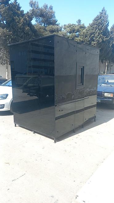 Sifarişlə market vitrinləri: PVC profilindən hazırlanmış mühafizə/post kabini - Ölçü: təxmini 2,5 — 24