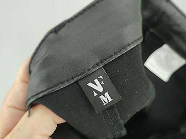 high waist: Spodnie materiałowe damskie, rozmiar M — 4
