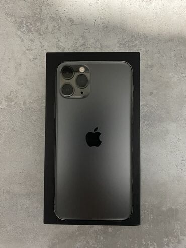 айфон 11 проь: IPhone 11 Pro, Б/у, 64 ГБ, Space Gray, Коробка, 69 %