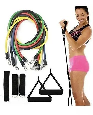 activity junior: Trake za vežbanje (set 5 otpora) + dodatna oprema Kompletan set za — 1