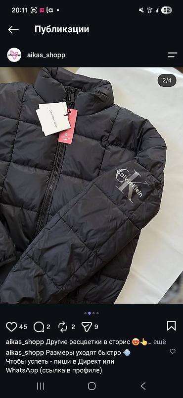 klein: Короткий женский пуховик Calvin Klein - Цвет: черный, матовый - — 4