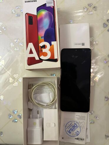 oppo a31: Samsung Galaxy A31 | 64 GB | rəng - Qırmızı | Barmaq izi