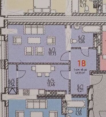 Продажа квартир: 1 комната, 50 м², Элитка, 16 этаж, ПСО (под самоотделку)