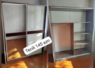 Rəflər: Dolab satilir hund 2 metr 1.70 eni unvan Razin qiymet 145 azn