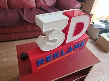 lusteri za dnevnu sobu cena: SVETLEĆA REKLAMA 3D | Svetleća reklama od metala i klirita, ispravna — 4