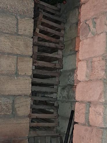 divar dekorları: Taxta meyvə-tərəvəz yeşikləri - Material: təbii taxta latalar - — 1
