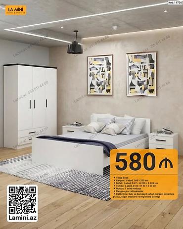 Ev və bağ: Yataq Dəsti – La Mini (Kod: 11727 və Kod: 11726) Variant 1 – 850 ₼ - — 1