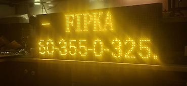 kraljevo velicina: LED reklamni displej – žuti monohromatski ekran sa pokretnim tekstom — 2
