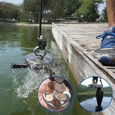 autima: Robustni magnet za ribolov sa poliranim metalnim finišem — 8