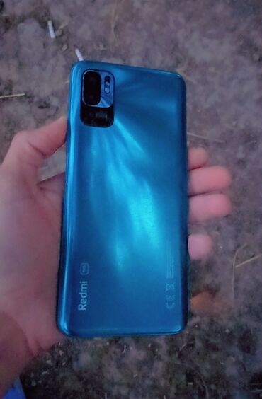 İnformatika: Redmi Note 10T, 64 GB, rəng - Göy, Barmaq izi