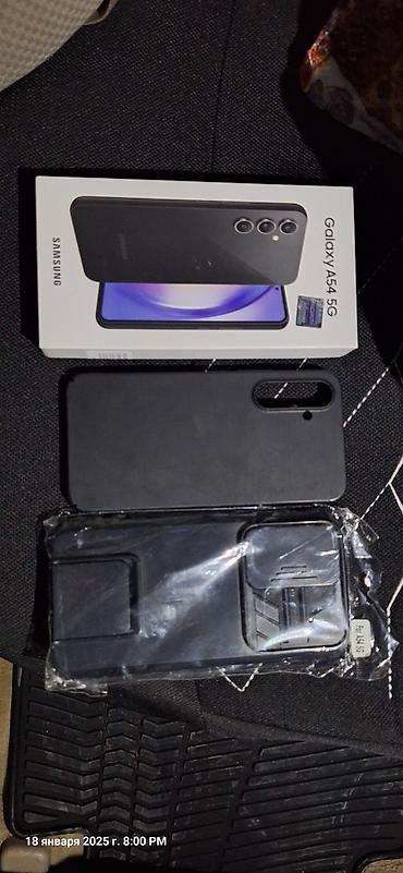 телефон fly fs502 cirrus 1: Samsung Galaxy A54 5G, 128 ГБ, цвет - Черный, Две SIM карты, Сенсорный, Отпечаток пальца — 6