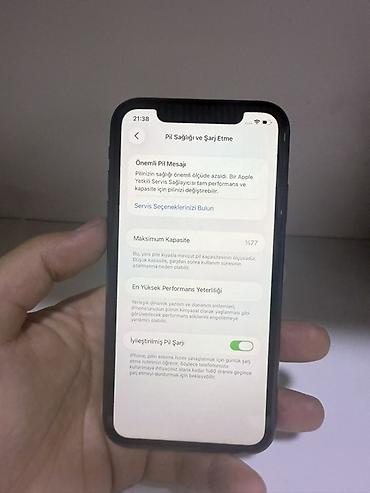 iphone 11 telefon: IPhone 11, 64 GB, Qara, Simsiz şarj — 3