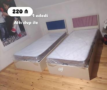 ortopedik matras: Yeni, İkinəfərlik çarpayı, Bazalı, Matras ilə, Siyirməsiz — 1