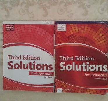 CD, DVD disklər və kassetlər: Məhsul: Solutions Third Edition – Pre-Intermediate (Oxford Exam