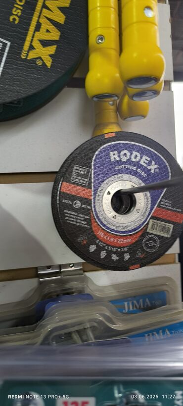 отрезной диск по металлу: Отрезной диск Rodex предназначен для резки металла. Диаметр диска