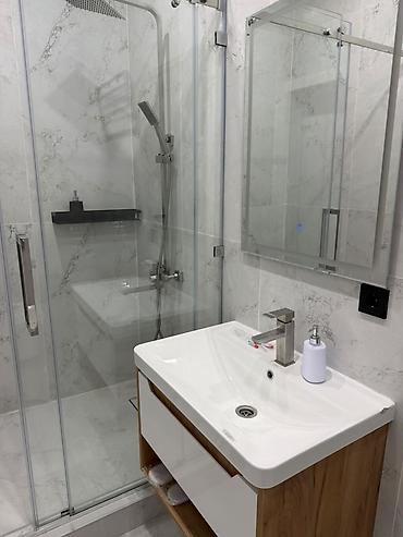 2 bedroom: 2 комнаты, 12 мкр, Душевая кабина, Постельное белье, Кондиционер — 3