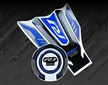 Delovi za motocikle: Tank pad štitnik čepa Yamaha R1 komplet -2442 📌 Opis: Nalepnice za — 2