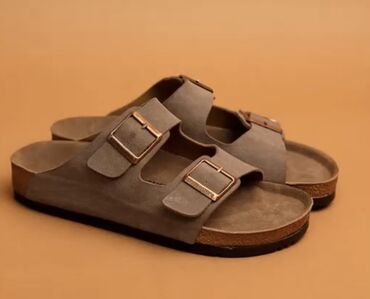 обувь для туризма: Мужские сандалии, 45, Birkenstock, Новый, цвет - Серый, Самовывоз, Платная доставка
