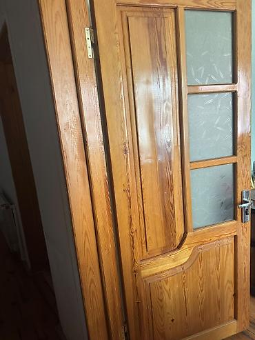 taxta qapi sekilleri: Qonaq otağı üçün İşlənmiş Otaq qapısı 90x220 sm Zamok ilə, Zəmanətsiz, Ünvandan götürmə — 4