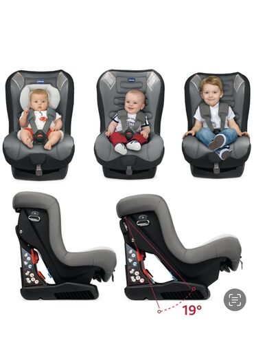 автокресло chicco eletta comfort: Автокресло, түсү - Боз, Колдонулган